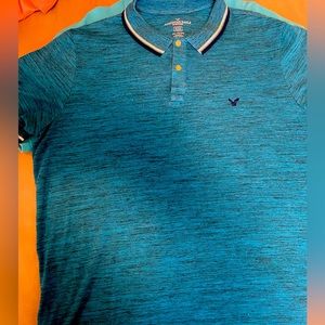American Eagle Outfitters 🦅 Mens XL Flex Collard Polo